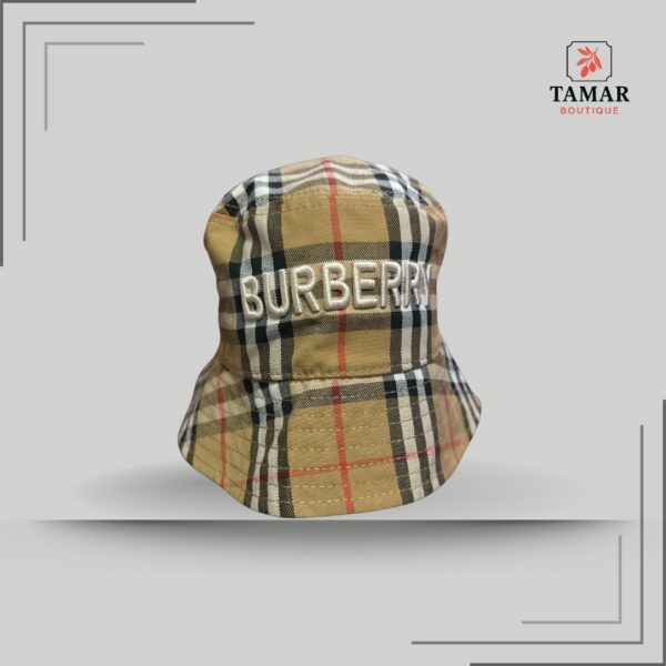 Tan Plaid Bucket Hat